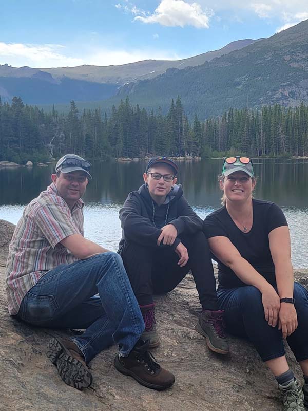 Amanda O'Neill and family